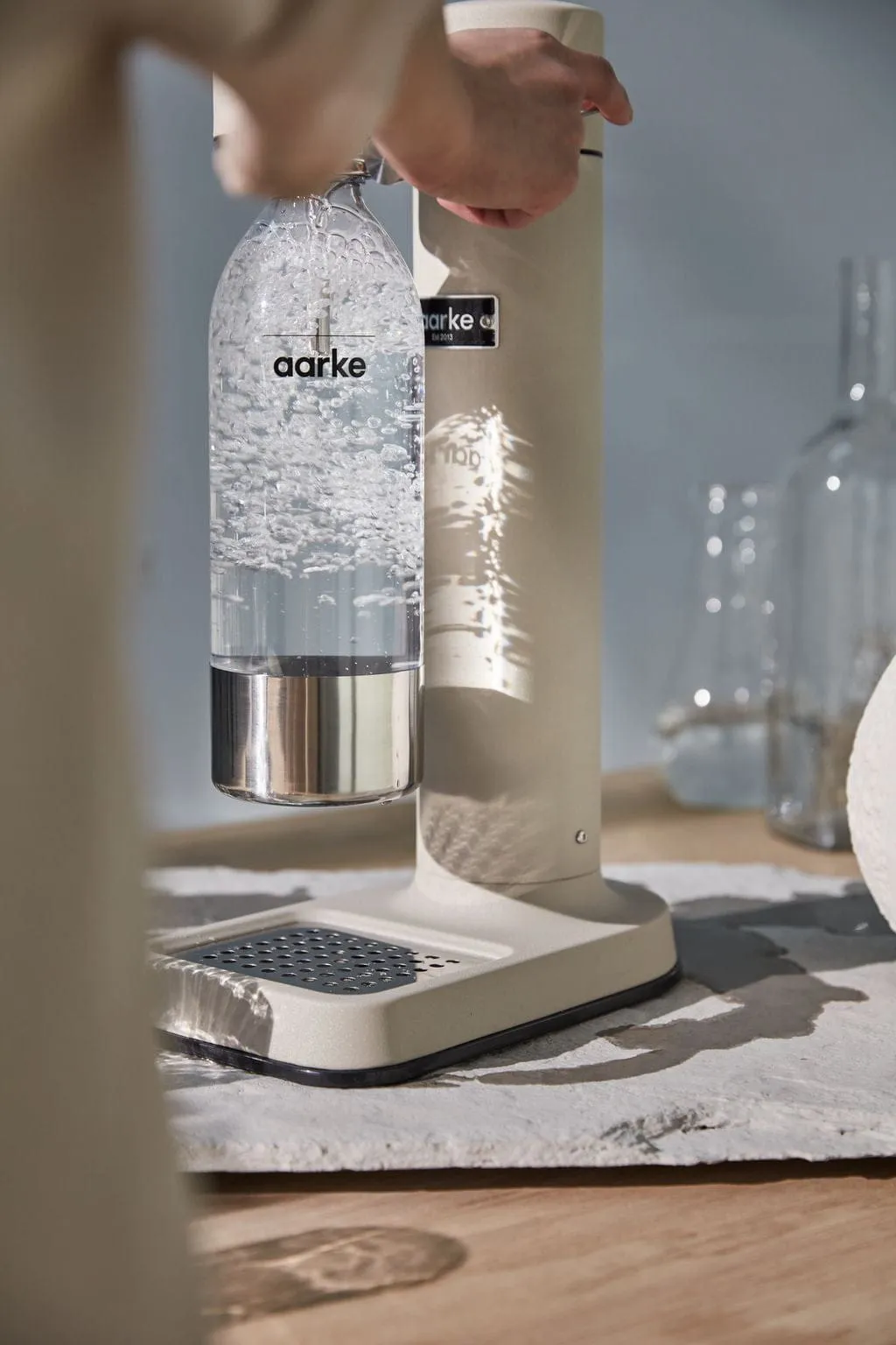 Aarke Carbonator 3 Soda Maker, Sand Special Edition