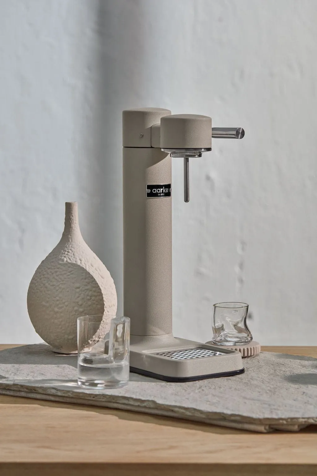 Aarke Carbonator 3 Soda Maker, Sand Special Edition