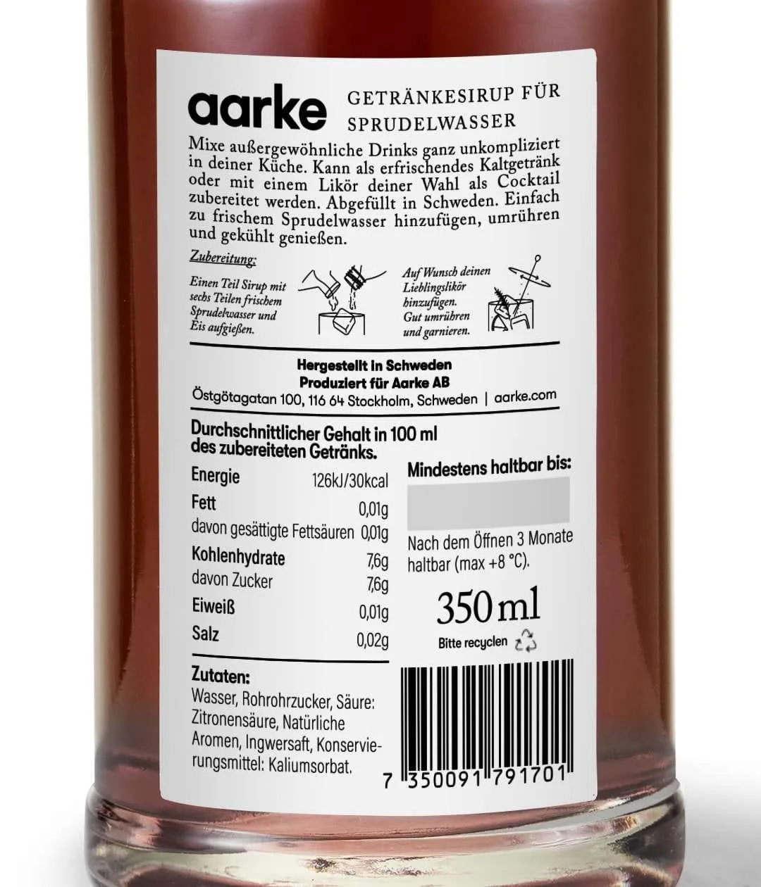 Aarke Drink Mixer, Hot Ginger