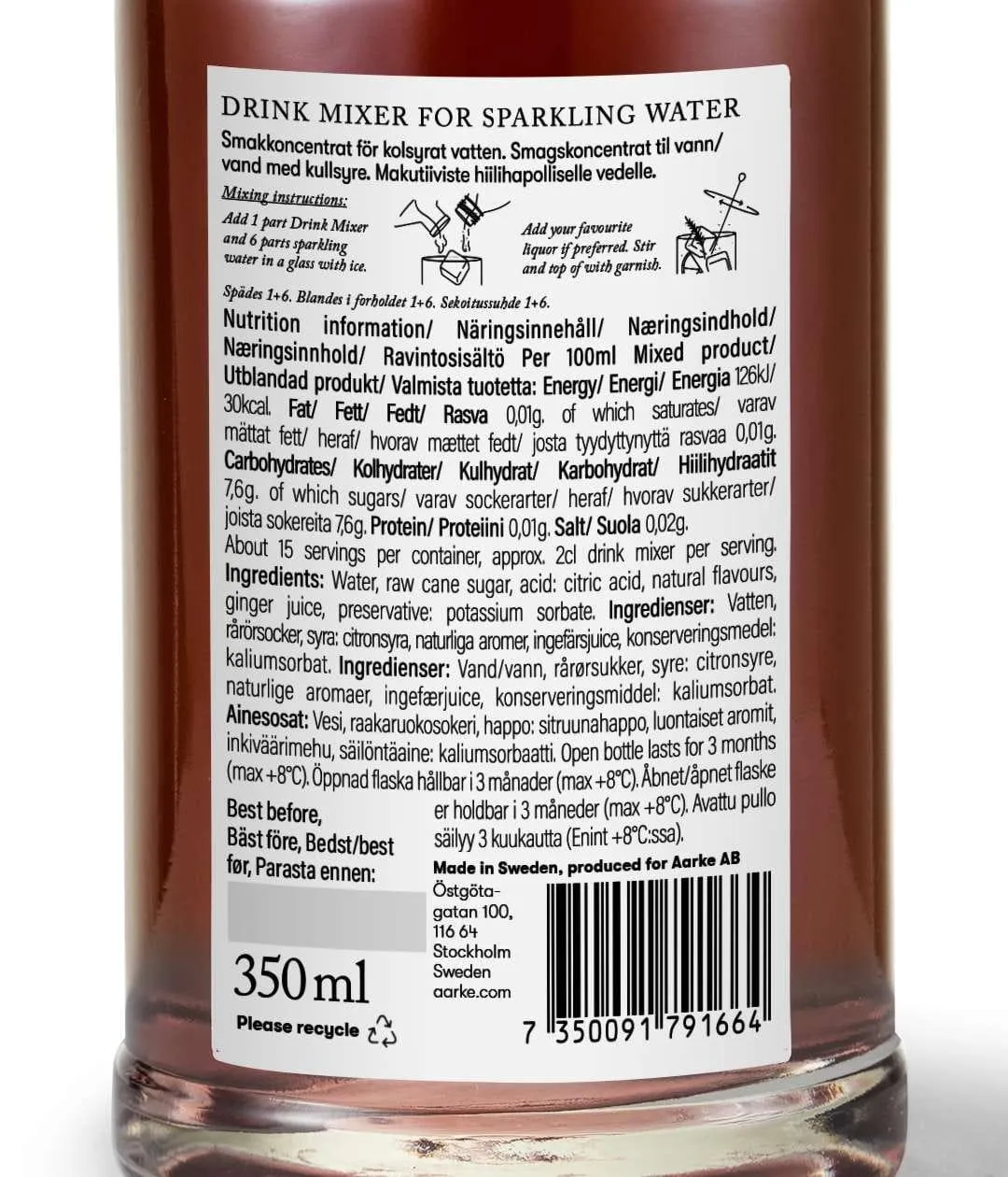 Aarke Drink Mixer, Hot Ginger