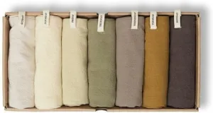 Ferm Living Day Tea Towel, Set Of 7, Calm