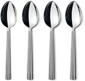 Georg Jensen Bernadotte Dessert Spoon, Set Of 4