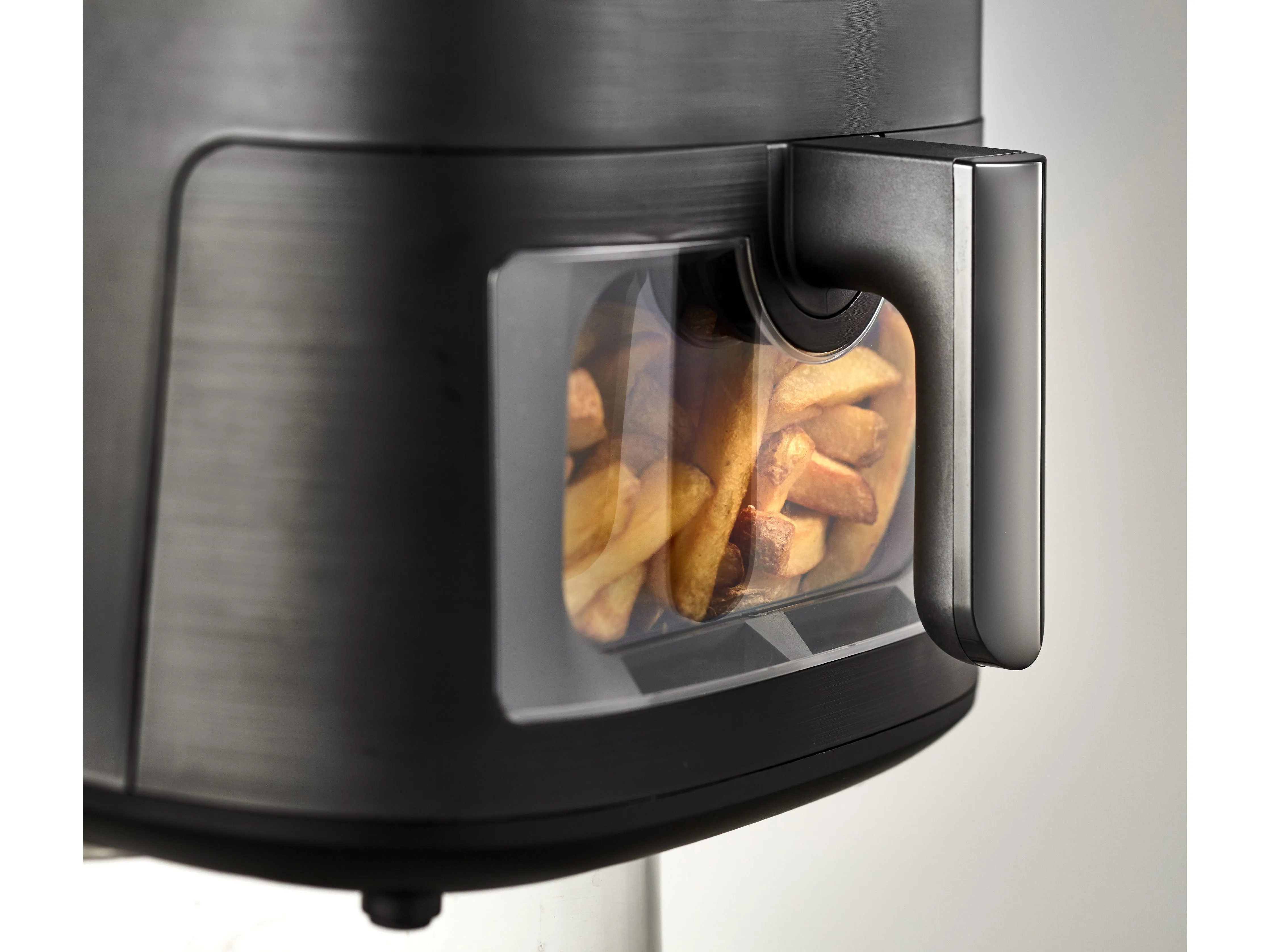 Holm Air Fryer With Viewing Window 6,5 Liter 1650 Watt Matt Black
