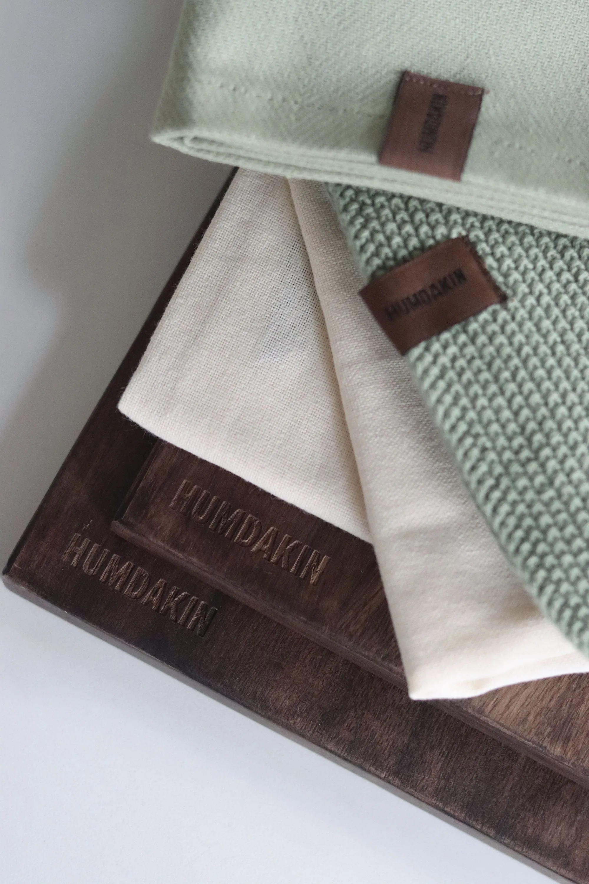 Humdakin Knitted Kitchen Towel, Green Tea