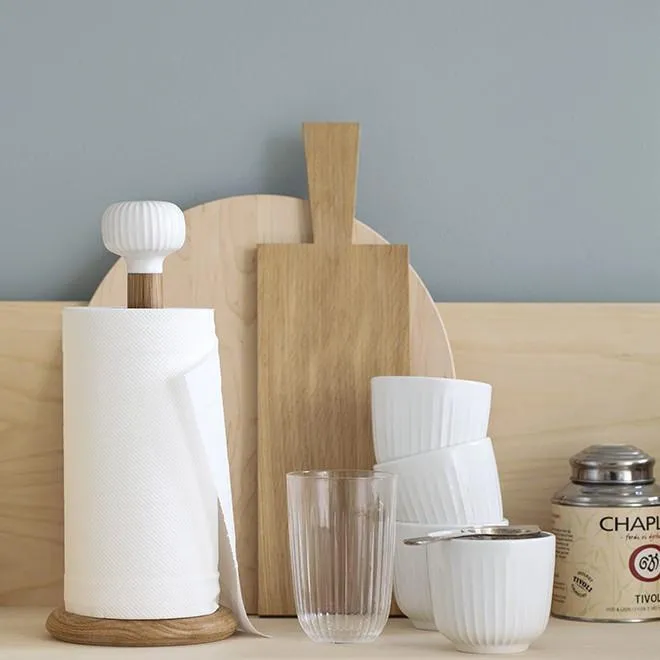 Kähler Hammershøi Kitchen Roll Holder, White