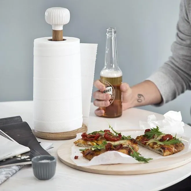 Kähler Hammershøi Kitchen Roll Holder, White