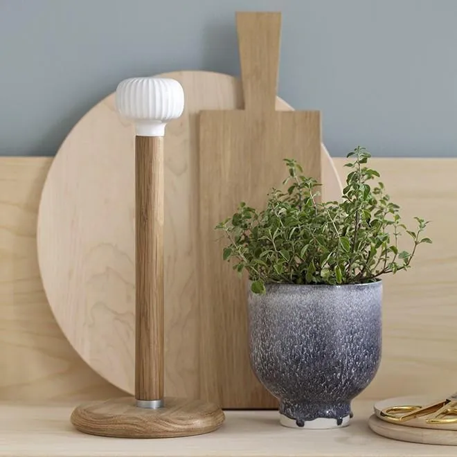 Kähler Hammershøi Kitchen Roll Holder, White