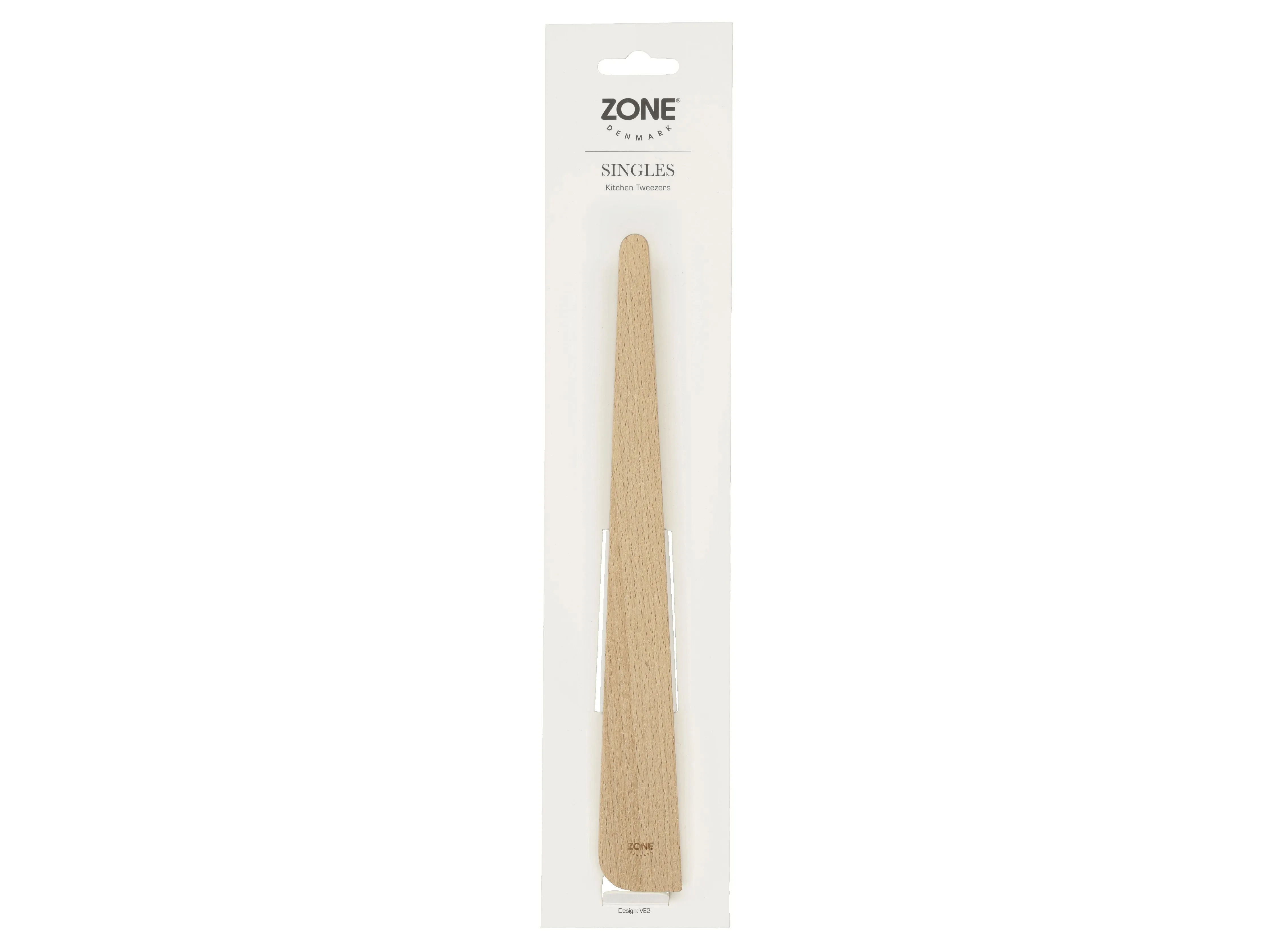 Zone Denmark Singles Kitchen Tweezers 26x3 Cm Beech